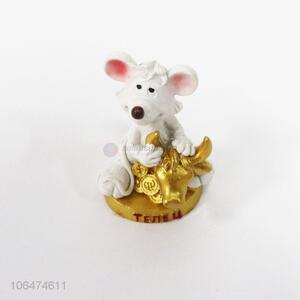 Top selling mouse ornament resin craft for souvenir and decoration