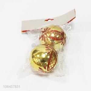 Suitable price Xmas decorations gold Christmas balls
