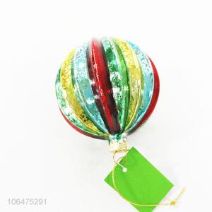 Fancy design colorful glass Christmas balls festival decoration