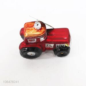 Newly designed festival decoration Christmas hand painted glass car mold