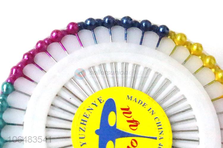 Premium quality cheap multicolor pearl head pin garment accessories