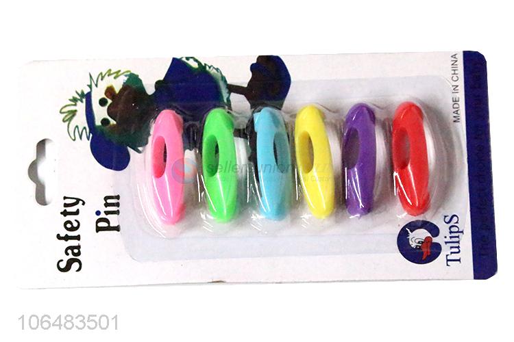 High sales premium colorful plastic safety pins for scarf
