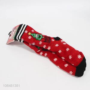 High quality women Christmas floor socks home socks