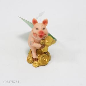 Best Quality Pig Shape Resin Decoration Ornament