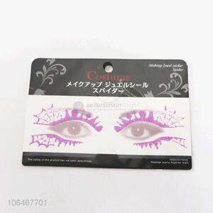 Unique design makeup jewel sticker spider