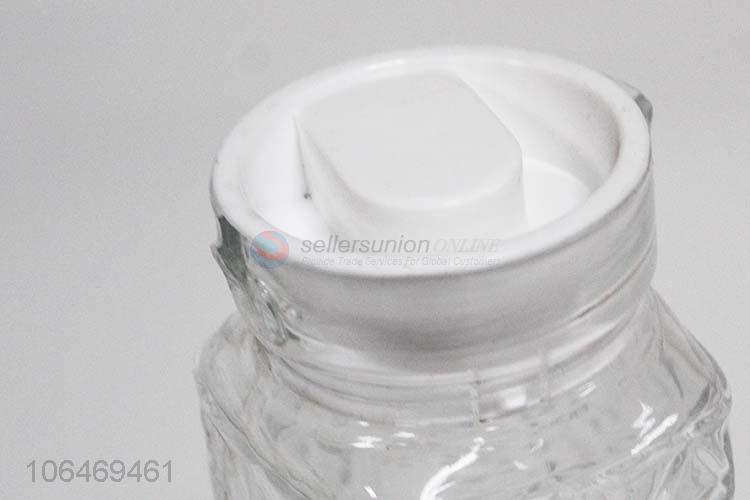 Good Factory Price Transparent Water Glass Jug with Lid