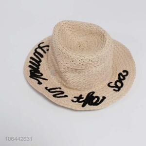 Wholesale promotional summer paper straw hat