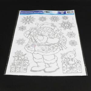 Hot selling Christmas window decoration glitter sticker