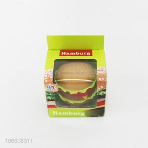 Premium quality kids hamburger toy plastic kitchen play toy
