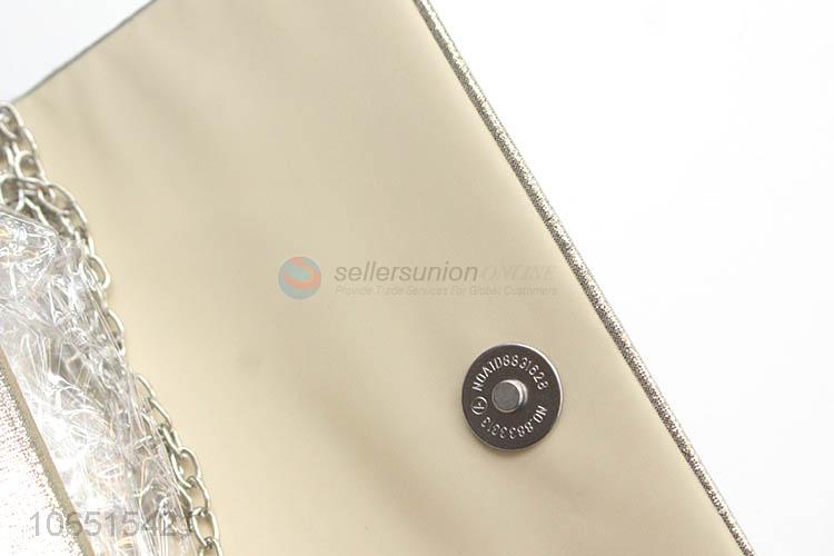 China maker rhinestone wedding clutch chain shoulder messenger bag