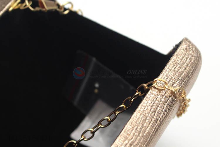 Best selling pu leather handbag elegant chain messenger bag