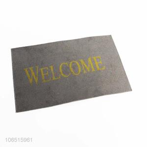 Cheap and good quality welcome logo door outdoor floor mat