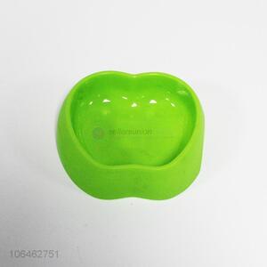 Good Quality Apple Shape Plastic Pet Bowl