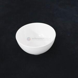 Wholesale housewares round bowl white bowl for dinnerware