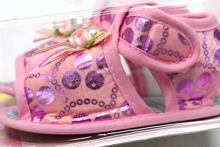 Best Sale Newborn Baby Soft Sole Toddler Girls Flat Sandals