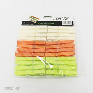 Promotional household colorful plastic clothes pegs with good quality