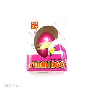 New Design Magic Growing Hatching Flamingo Toy Egg