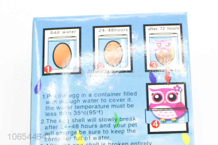 Custom Magic Owl Egg Growing Pet Educational Toy