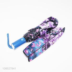 Fashion Printing Self-Opening Folding Umbrella