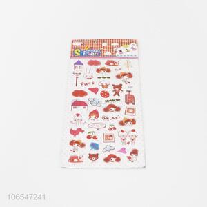 Hot selling cute cartoon pattern decorative sticker forkids