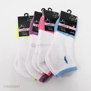 Fashion Terry Foot Breathable Socks For Women
