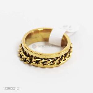 Newly designed personalized adults spinner chain ring band ring
