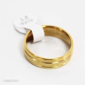 Top quality adults fashion gold plated zinc alloy finger ring