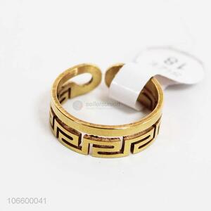 Fancy design adults hollowed-out open ring finger ring