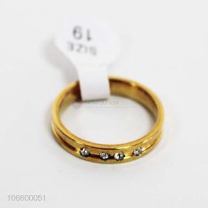 China manufacturer women trendy diamonds studded rings
