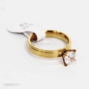 High Quality Gold Alloy Ring With Diamond