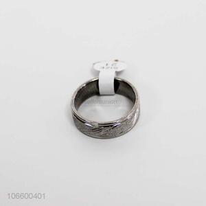 China manufacturer men silver glitter band ring fashion accessories