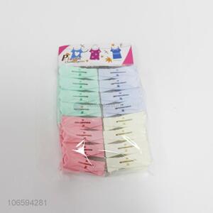 Latest 16 Pieces Plastic Clothespins Clothes Pegs