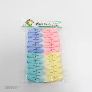 Wholesale 20 Pieces Clothes Pegs Plastic Clothespins