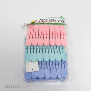 Custom 21 Pieces Plastic Pegs Fashion Clothespins