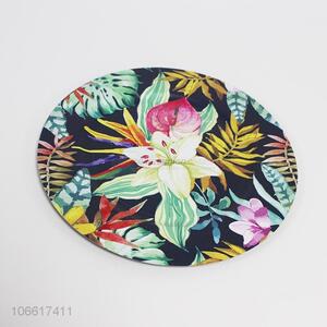 Custom Fashion Printing Plastic Round Plate