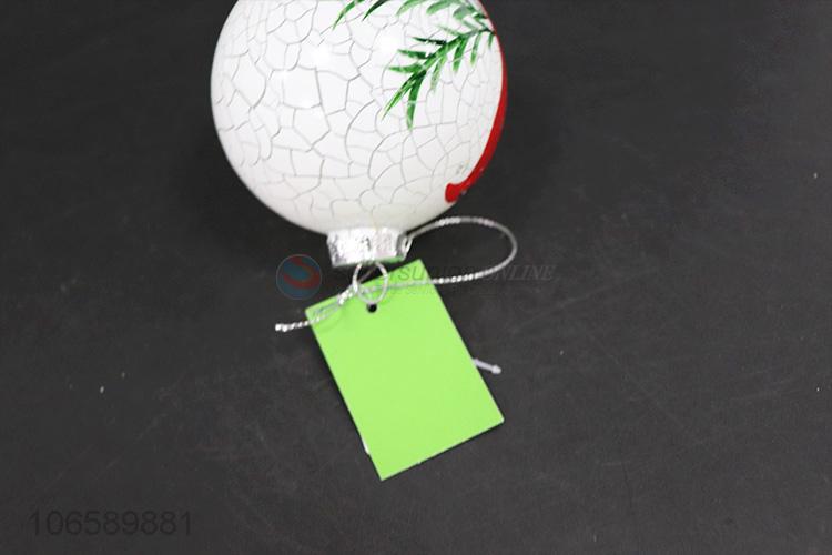 Top manufacturer Xmas decoration delicate glass ball bauble
