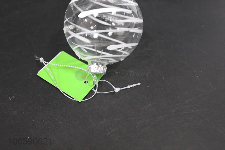 Factory price Christmas tree hanging bauble glass ball