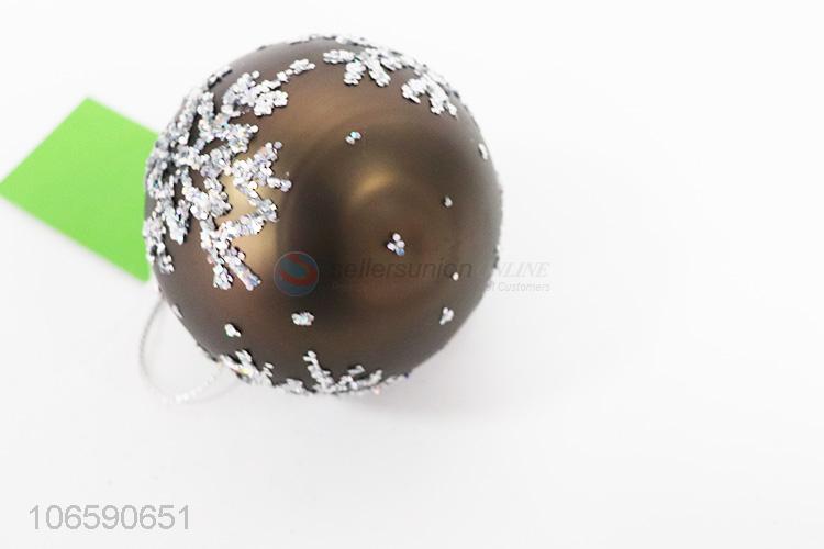 Customized cheap decorative Christmas glass ball pendant