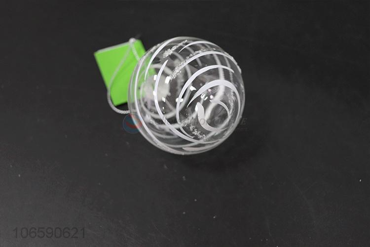 Factory price Christmas tree hanging bauble glass ball