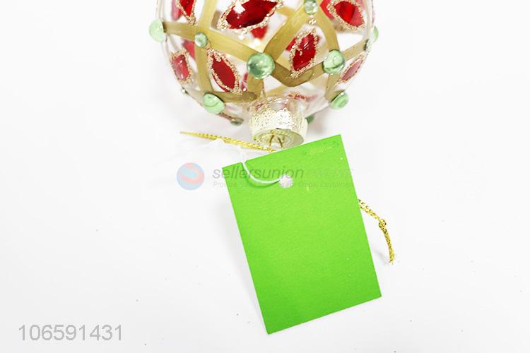 Competitive price festival decoration Xmas hanging glass balls