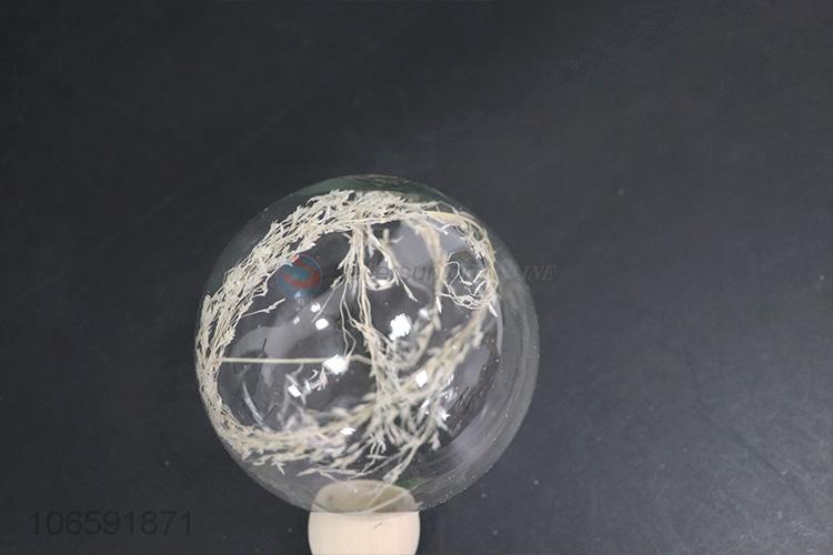 New design Xmas decoration delicate glass ball bauble