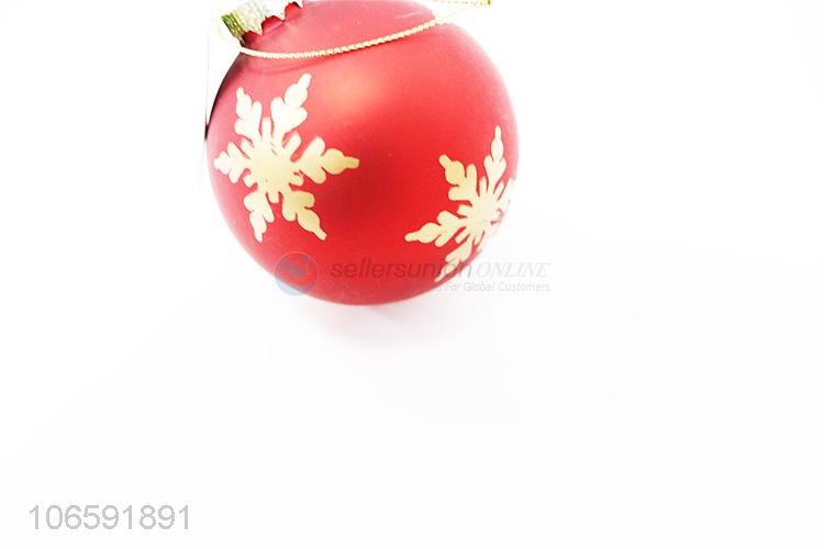 Good quality festival decoration Xmas hanging glass balls