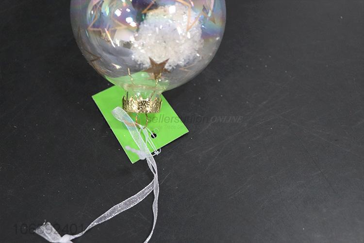 China supplier Xmas decoration delicate glass ball bauble