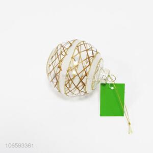 Hot sales Xmas decoration delicate glass ball bauble