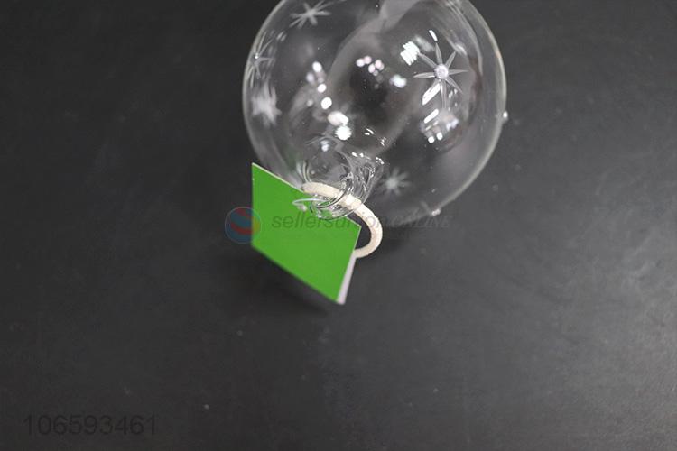 Top grade Xmas decoration delicate glass ball bauble