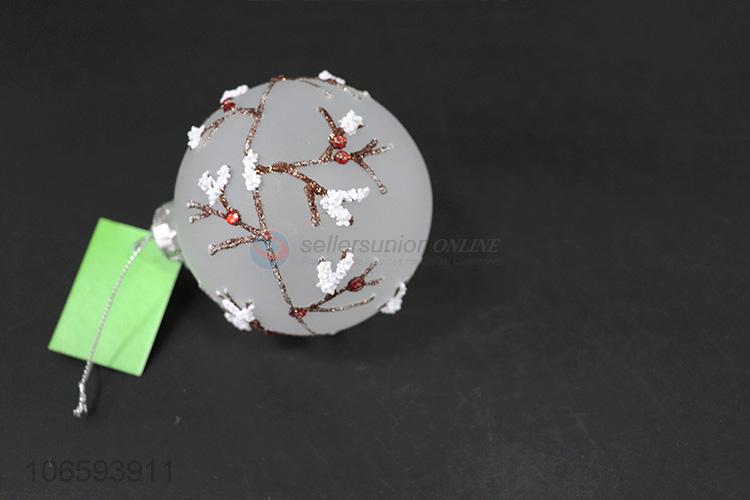Bottom price Christmas tree ornaments glass ball