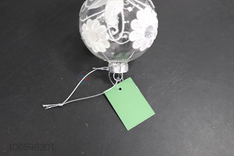 Wholesale price Christmas ornaments personalized hand painted glass balls