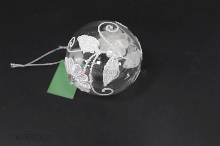 Wholesale price Christmas ornaments personalized hand painted glass balls