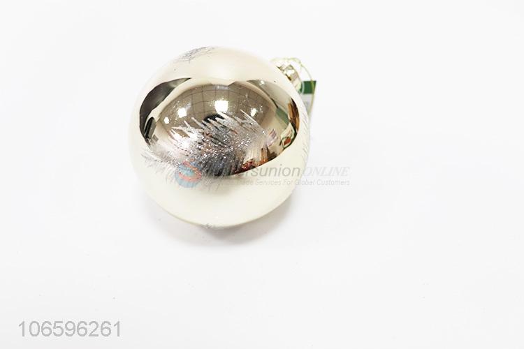 Best selling golden Christmas hanging ball glass ball