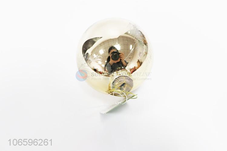 Best selling golden Christmas hanging ball glass ball